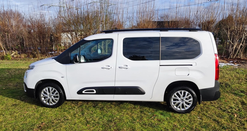 Citroen Berlingo cena 102000 przebieg: 39000, rok produkcji 2022 z Bełchatów małe 79